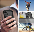 Case for Samsung Galaxy S24, Shockproof, with film, black
