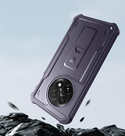 Armored case for OnePlus 13, Dexnor Full Body (Two Frames), purple