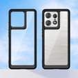 Case for Motorola Edge 50 Pro, Fusion Hybrid, black