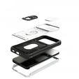 Case for Samsung Galaxy A54 5G, CamShield Slide, white / black