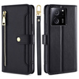 Flip case for Xiaomi 13T / 13T Pro / Redmi K60 Ultra, Wallet Zipper Pocket, black