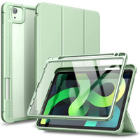 Case for iPad Air 4 10.9 2020 / iPad Pro 11 2020 / 2018, Suritch Full Body, transparent / green
