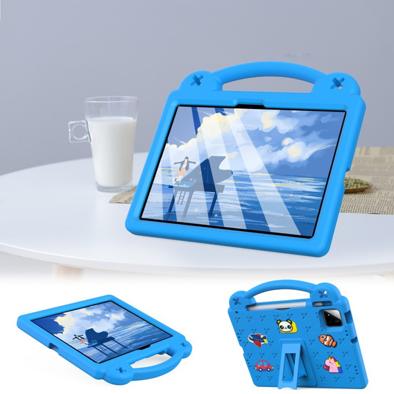 Children's case for Xiaomi Pad 7 / 7 Pro, Cute Patterns, with stand, blue