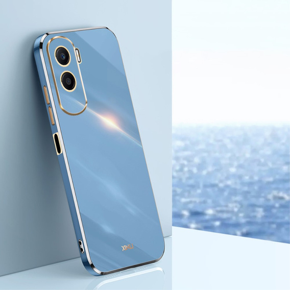 Case for Honor 90 Lite 5G, Glamour CamShield, blue