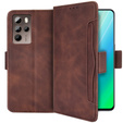 Flip case for HTC U23 Pro, Card Slot, brown