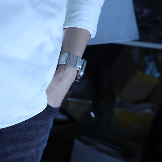 Milanese bracelet for Apple Watch 1/2/3/4/5/6/7/8/SE/ULTRA (42/44/45/49 MM) - Black