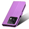 Flip case for Xiaomi Redmi Note 13 5G, Wallet Smart Magnet, purple