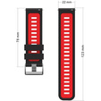 22mm Universal Silicone Strap