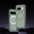 Case with frame for Google Pixel 8A, for MagSafe, green