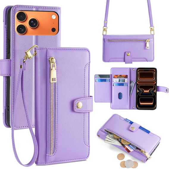 Flap case with zip pocket for iPhone 17 Pro Max
