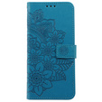Flip case for Realme 11 Pro 5G / Pro+ 5G, Mandala Flower, blue