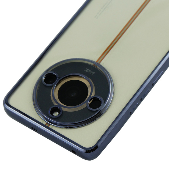 The case for Realme 11 Pro 5G / Pro+ 5G, Electroplating Frame, transparent / black