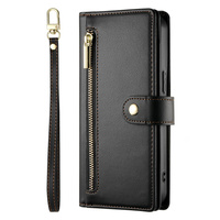 Flip case for Samsung Galaxy A56 5G, Wallet Zipper Pocket, black