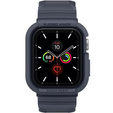 Spigen strap with case for Apple Watch 4/5/6/7/8/9/SE 44/45mm, Rugged Armor Pro, charcoal grey