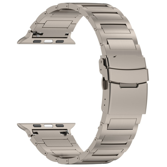Stainless segments bracelet for Apple Watch 7/6/5/4/SE/3/2/1 45/44/42mm, Silver