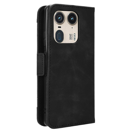 Flip case for Motorola Edge 50 Ultra, Card Slot, black