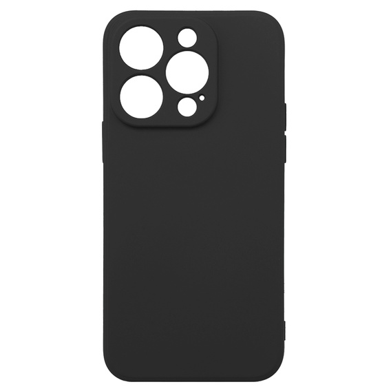 Case for iPhone 15 Pro Max, Silicone Lite, black
