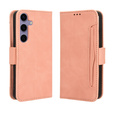 Flip case for Samsung Galaxy S25 FE, Card Slot, pink