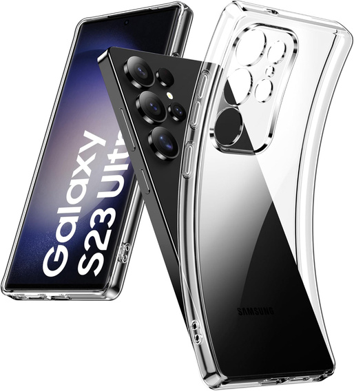 Case for Samsung Galaxy S23 Ultra, Premium Armor Slim, transparent