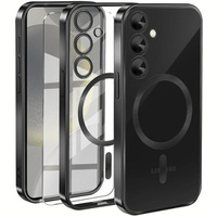 Case for Samsung Galaxy S24+ Plus, Electro MagSafe, black + Screen Glass