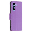 Flip case for Samsung Galaxy A54 5G, Wallet Litchi Magnet, purple