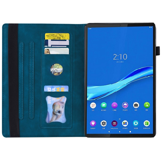 Case for Lenovo Tab M10 Plus 10.6 Gen 3 TB-125F TB-128F, Classic, with space for stylus, blue