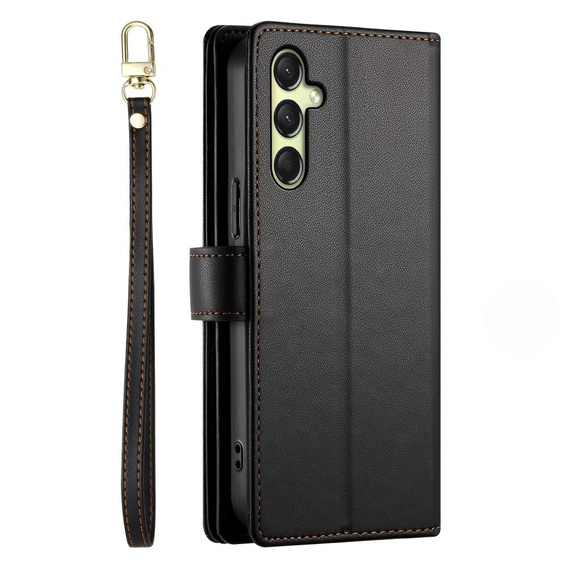 Flip case for Samsung Galaxy A36 5G, Wallet Zipper Pocket, black