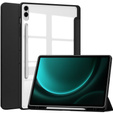 Case for Samsung Galaxy Tab S9 FE+ Plus, Smartcase Hybrid, with stylus space, black