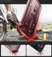 Armored case for Samsung Galaxy S23, Dexnor Full Body (Two Frames), red