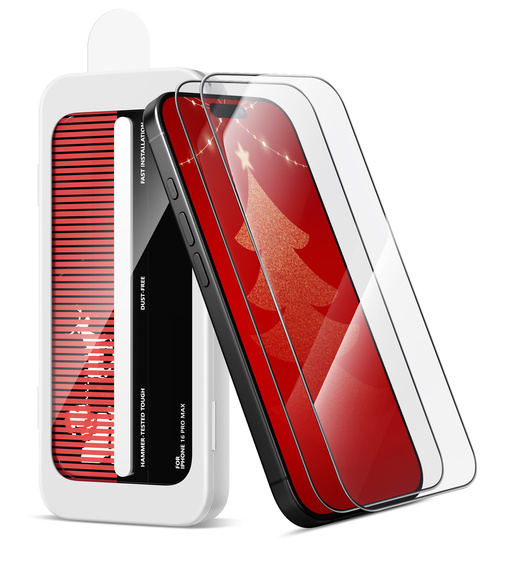 2x SURITCH tempered glass for iPhone 16 Pro Max