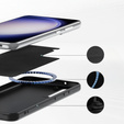 Case for Samsung Galaxy S23 FE, Silicone MagSafe, black