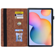 Case for Samsung Galaxy Tab S6 Lite, Classic, with space for stylus, brown