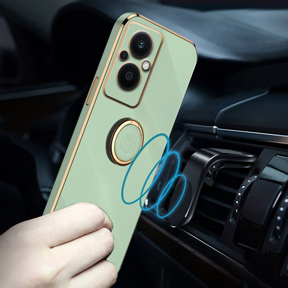 Case for Oppo Reno7 Lite, Electro Ring, mint