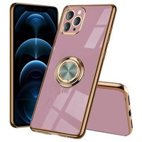 Case for iPhone 12 Pro Max, Electro Ring, purple