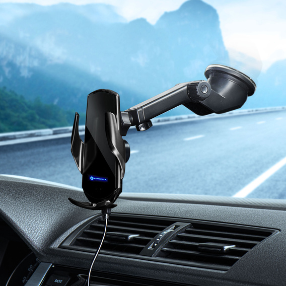 Forcell F-Grip HS1 car holder with wireless charger