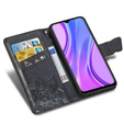 Flip case for Xiaomi Redmi 9, Butterfly, black