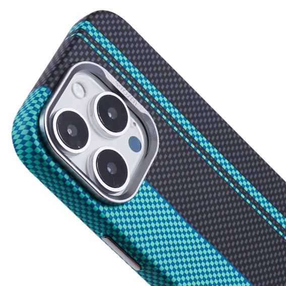 MagSafe's iPhone 16 Pro Case, Carbon Fiber, black / blue