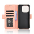 Flip case for Xiaomi Redmi Note 14 4G, Card Slot, pink