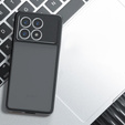 Case for Xiaomi Poco X6 Pro 5G, Fusion Hybrid, with camera protection, matt / black