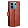Flip case for Xiaomi Redmi Note 13 Pro 5G, Crazy Horse Wallet, brown