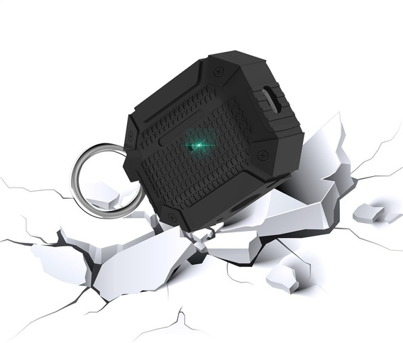 Armoured headphone case with carabiner for Apple AirPods Pro 3