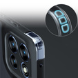 Case for Xiaomi Redmi 15 5G / 4G, with camera protection, transparent with black sides