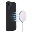 Case for iPhone 14, Silicone MagSafe, black
