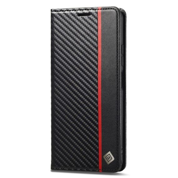 Flap case for Xiaomi Redmi Note 13 Pro 5G, Carbon LC.IMEEKE, black