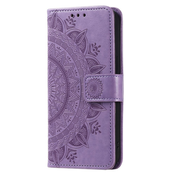 Flip case for Oppo A17, Mandala, purple
