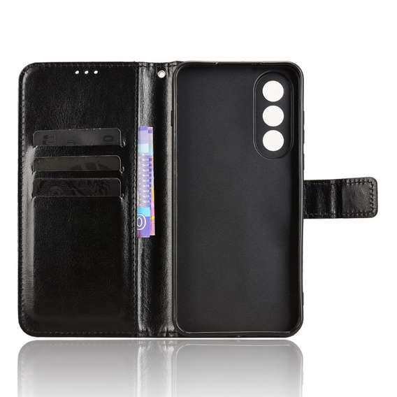 Flip case for OnePlus Nord 5, Crazy Horse Wallet, black