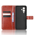 Flip case for Infinix Note 12 5G, Crazy Horse Wallet, brown