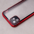 Case for iPhone 11, Magnetic Dual Glass, red