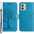 Flip case for Motorola Moto G53 / G23 / G13, tree, blue
