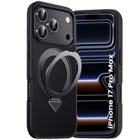 Leather case with MagSafe stand for iPhone 17 Pro Max